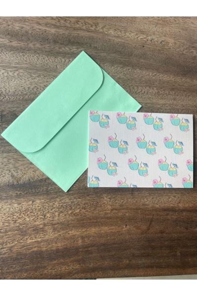 Greeting Card - Pastel Coconuts